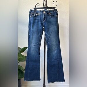 True Religion Rainbow Joey Classic Blue Women's Jeans Size 31